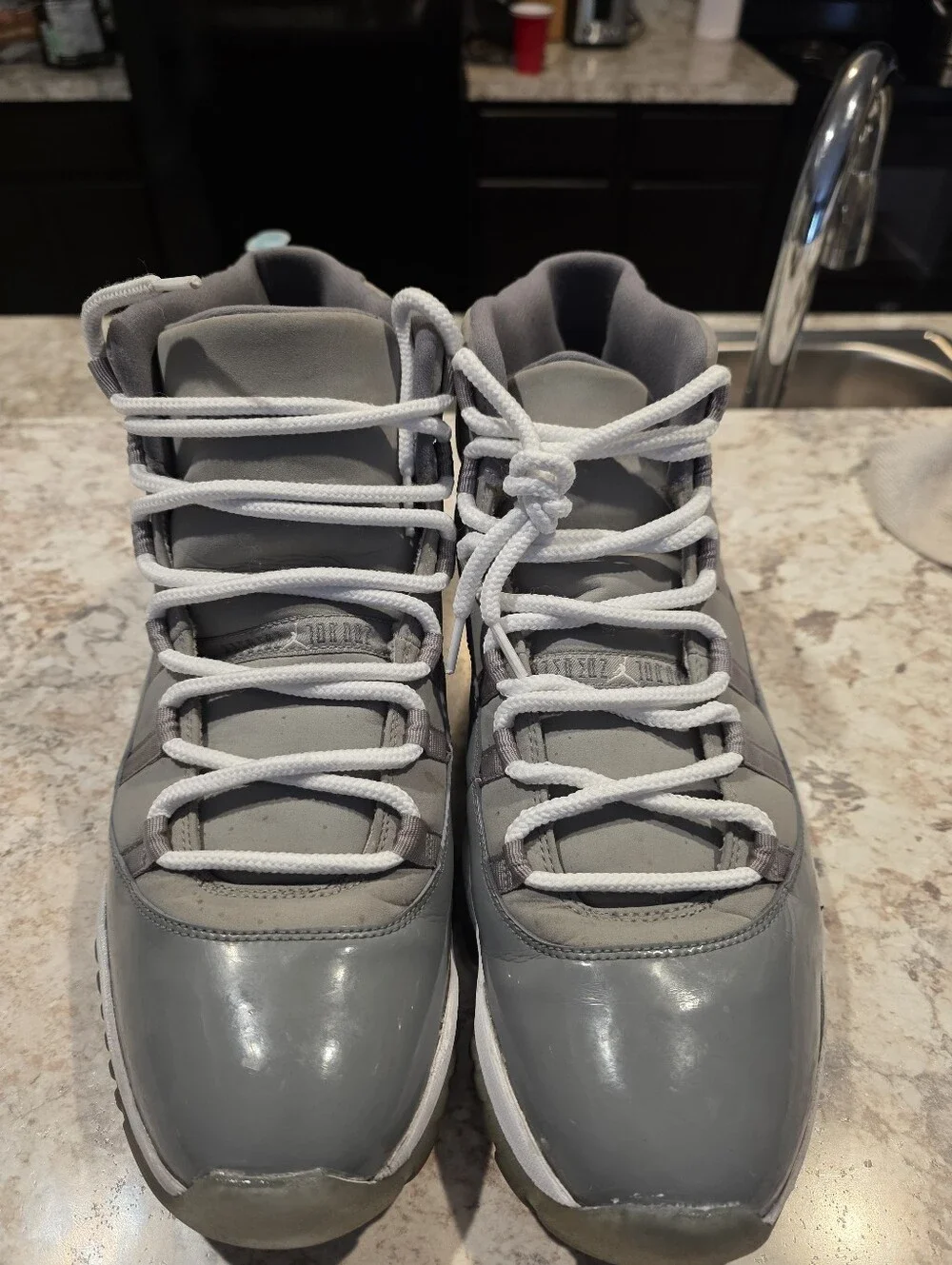 Air Jordan 11 Cool Grey 2010 Release Mens Size 16